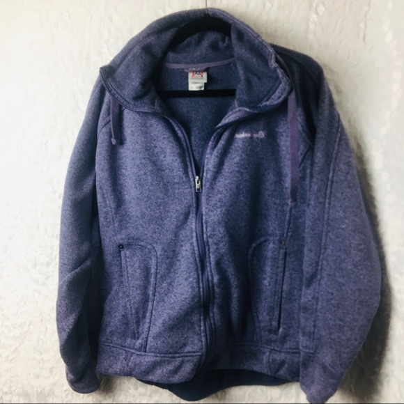 Jackets & Blazers - Purple zip up jacket size XL